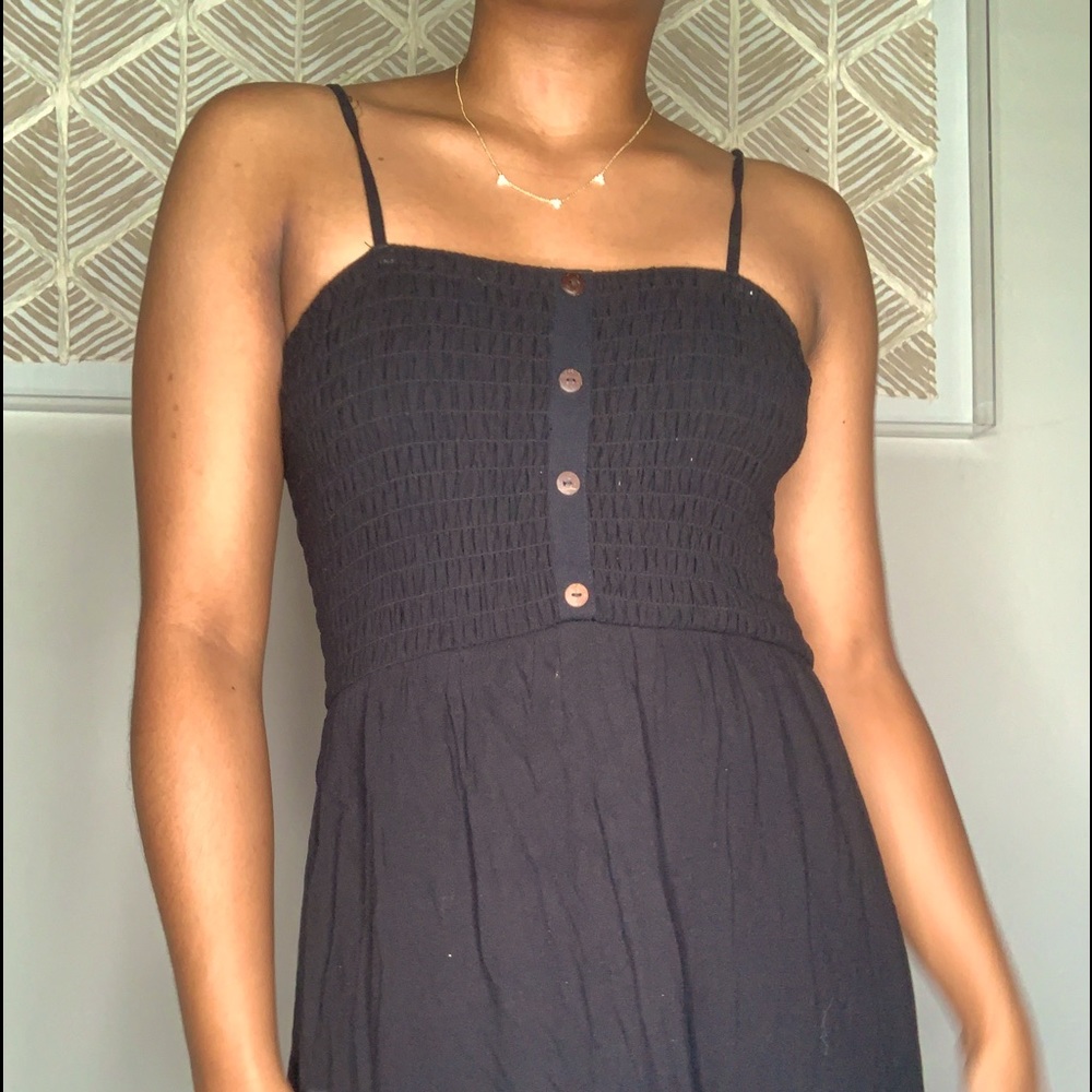 Simple Black Cami Maxi Dress